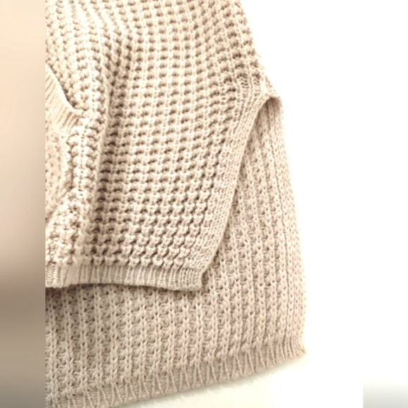 Two by Vince Camuto Sleeveless Cowl neck Chunky Knit Sweater Size M Pale Pink - Picture 7 of 8